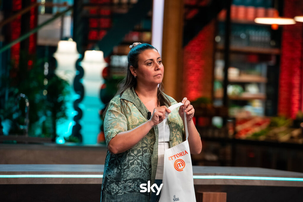 Vittoria viene eliminata da MasterChef 15 - Immagini concesse da Sky Italia