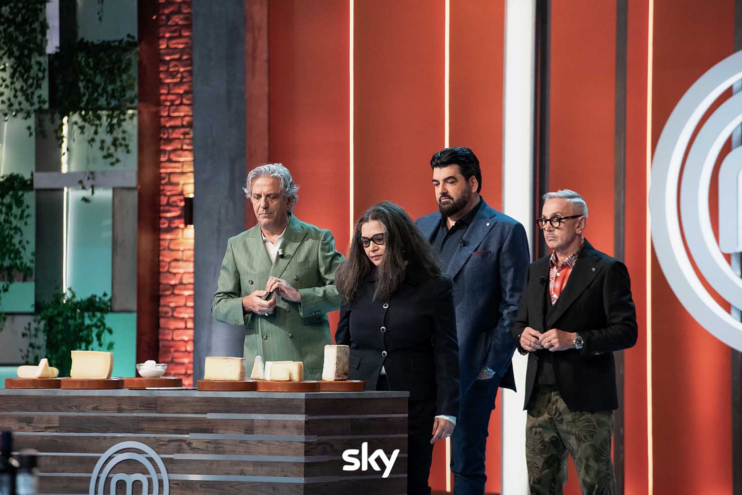 Iolanda e i giudici al Pressure Test della seconda puntata di MasterChef 15 - Immagini concesse da Sky Italia