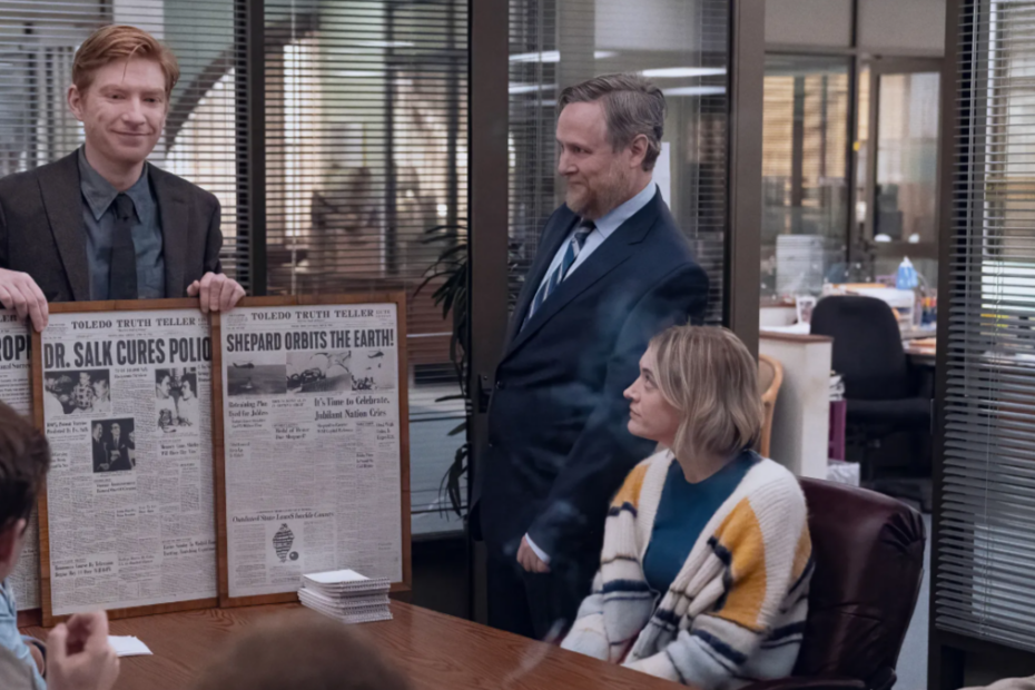 Una scena di The Paper