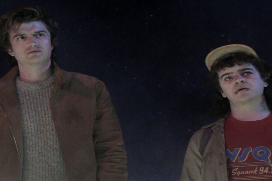 Dustin e Steve in Stranger Things