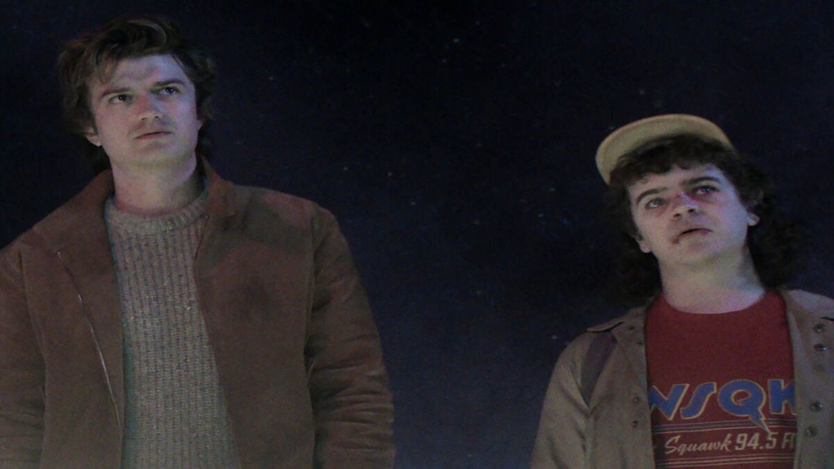 Dustin e Steve in Stranger Things