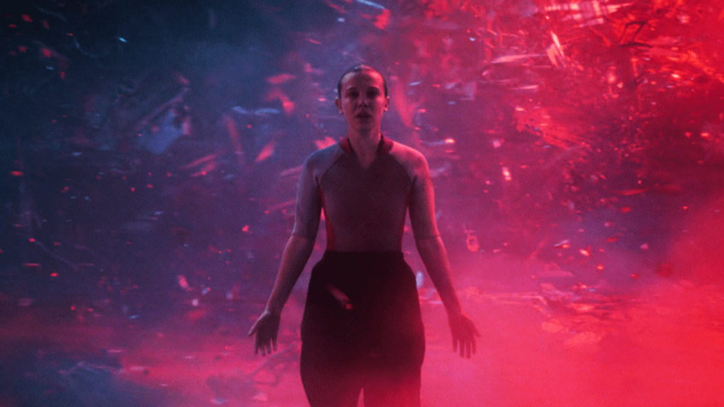 Eleven nel finale di Stranger Things