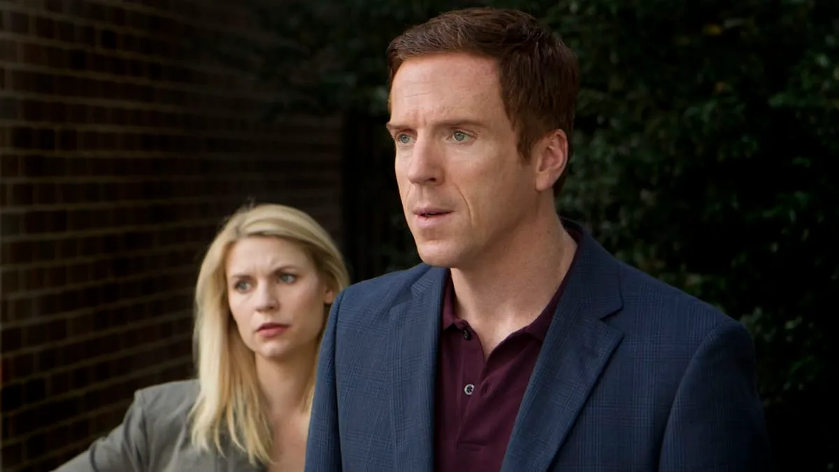 Nicholas e Carrie in una scena di Homeland, una delle Serie Tv da vedere su Netflix