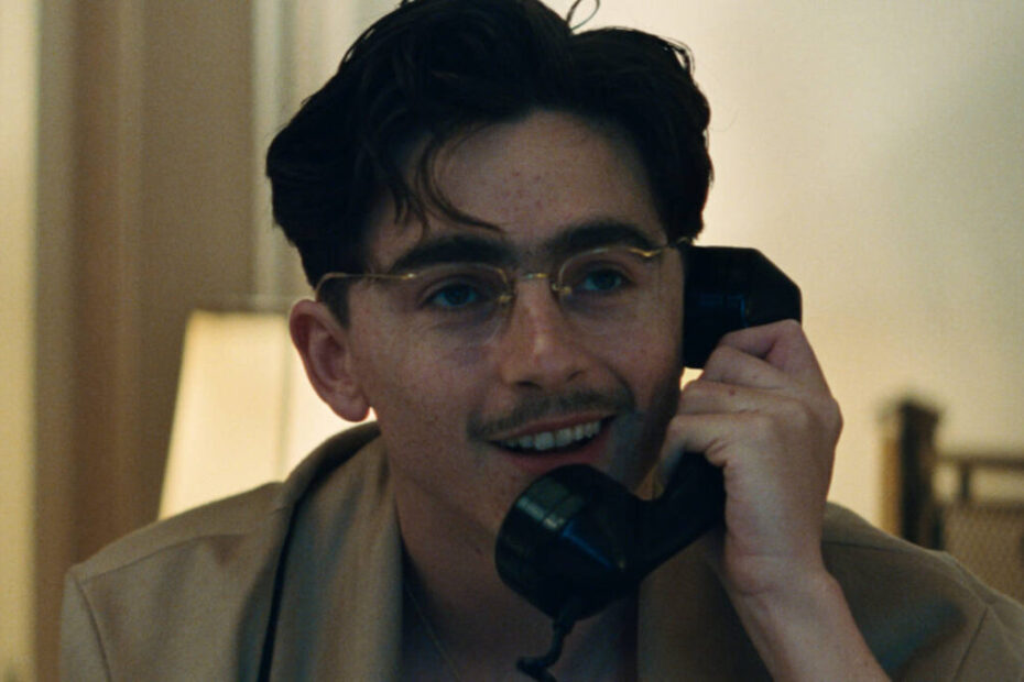 Timothée Chalamet in Marty Supreme, uno dei migliori film da vedere