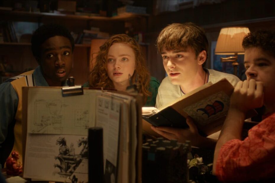 Un'immagine del gran finale di Stranger Things