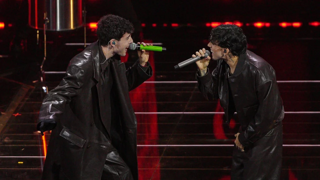 LDA & Aka7even alla finale di Sanremo 2026 - Credits: Rai Uno