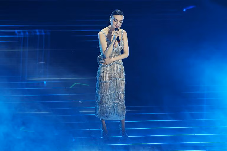 Arisa alla terza serata di Sanremo 2026 - Credits: Rai Uno
