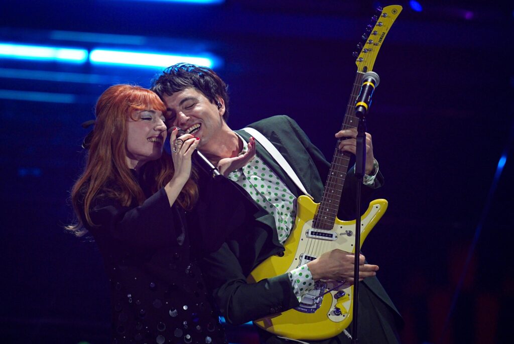 Maria Antonietta e Colmbre alla terza serata di Sanremo 2026 - Credits: Rai Uno