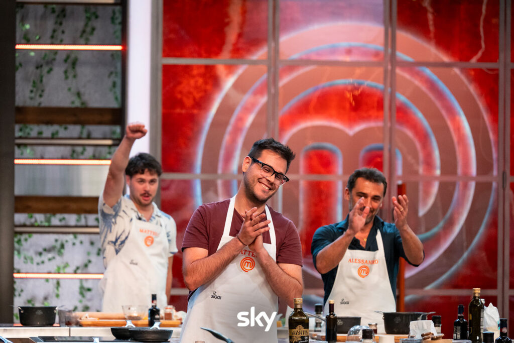 Matteo Rinaldi vince l'Invention Test a MasterChef 15 - Immagini concesse da Sky Italia