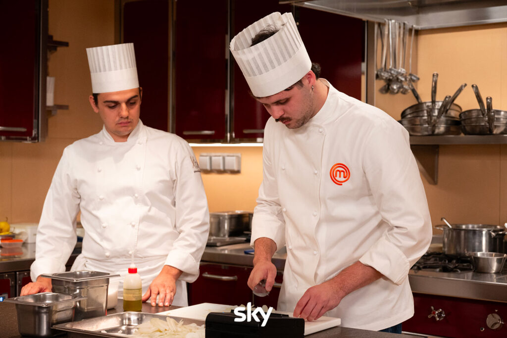 Teo nell'esterna stellata di MasterChef 15 - Immagini concesse da Sky Italia