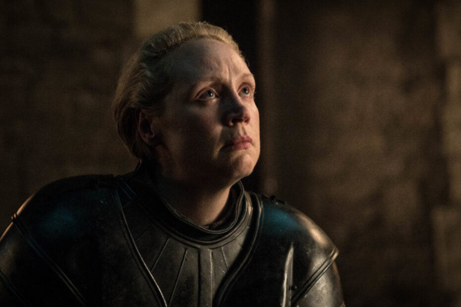 Brienne in un'intensa scena di Game of Thrones 8