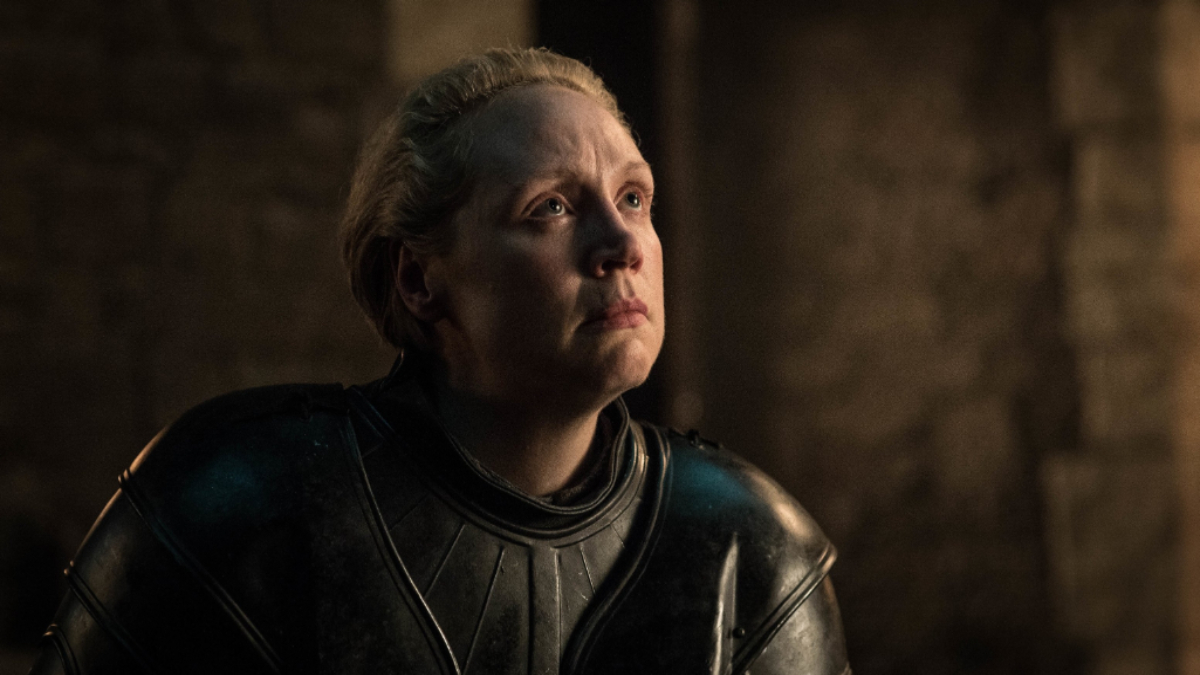 Brienne in un'intensa scena di Game of Thrones 8