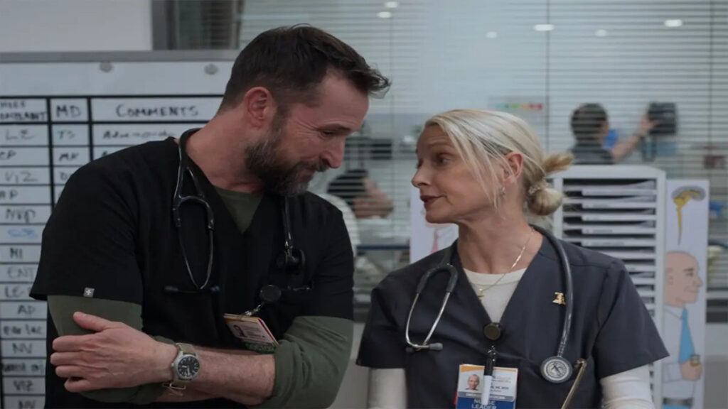 una scena tratta dall'ottavo episodio di The Pitt 2