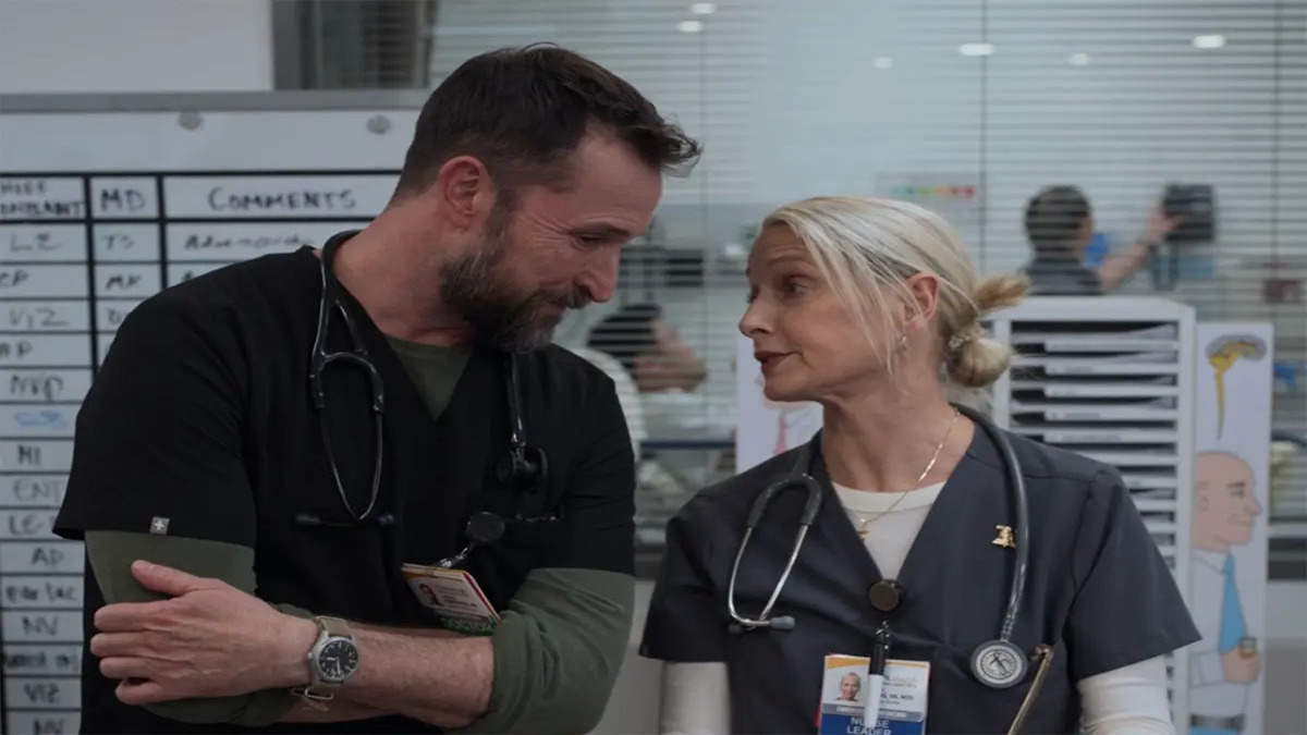 una scena tratta dall'ottavo episodio di The Pitt 2