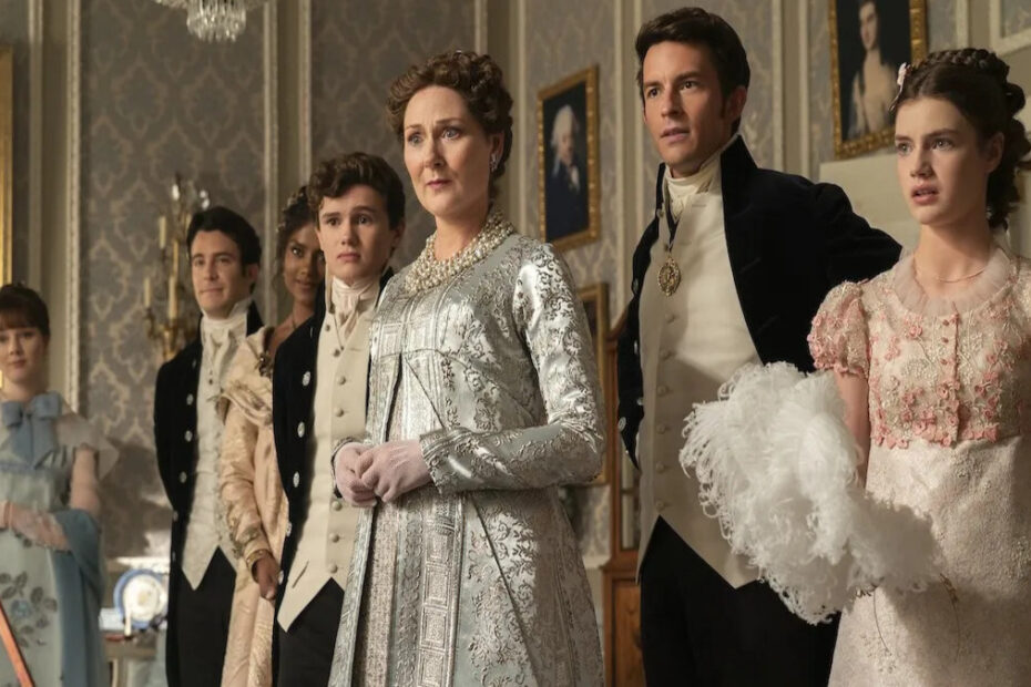 una scena di Bridgerton