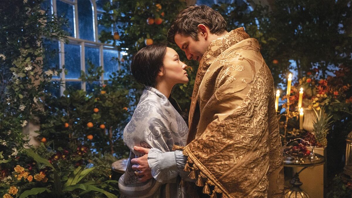 Sophie e Benedict in una scena di Bridgerton 4 Vol.2
