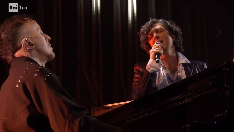 Ermal Meta e Dardust alla serata duetti di Sanremo 2026 - Credits: Rai Uno