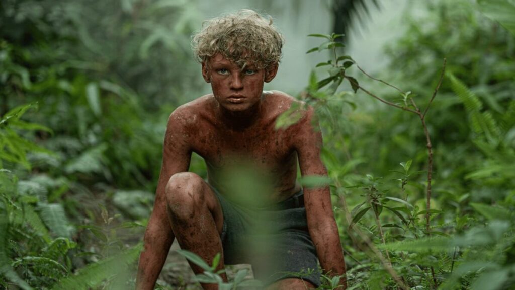 Una scena tratta dal trailer de Il Signore delle Mosche