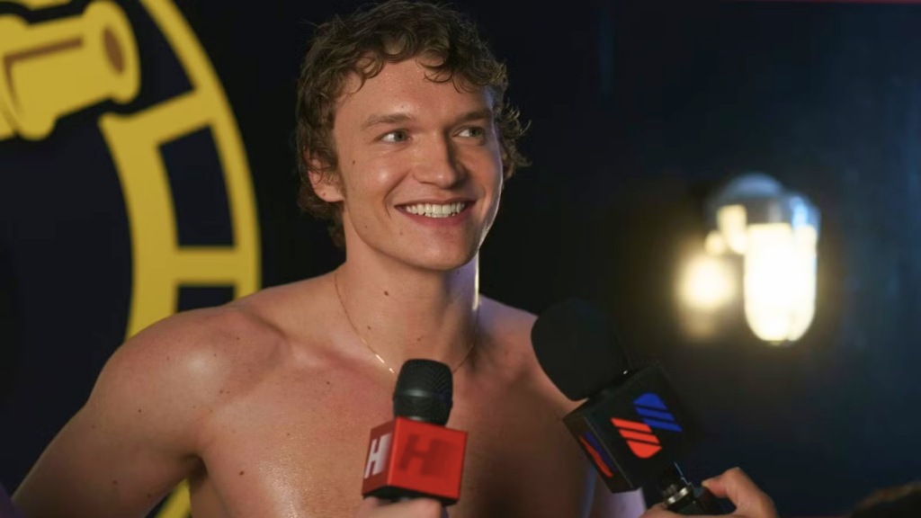 Ilya in una scena di Heated Rivalry