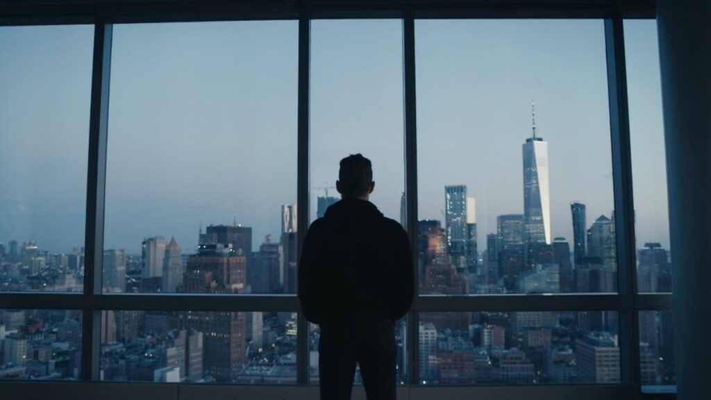 una scena di Mr. Robot, uno dei migliori finali delle Serie Tv