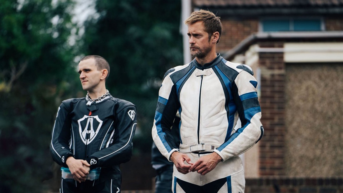 I protagonisti del film Pillion