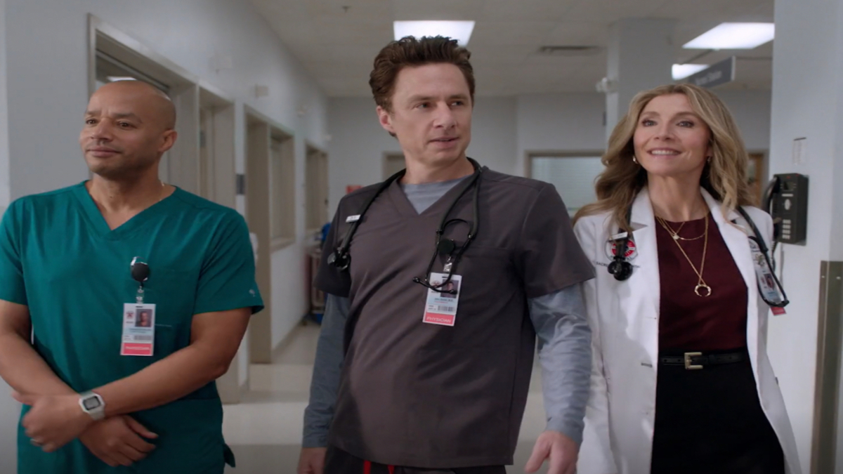 Una scena del revival di Scrubs
