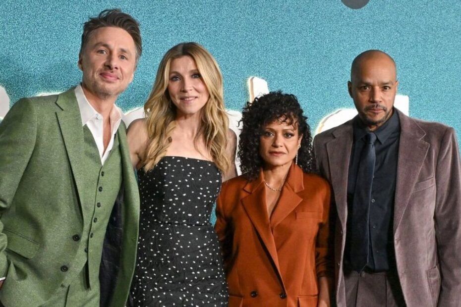 il cast si riunisce per la premiere del revival di Scrubs