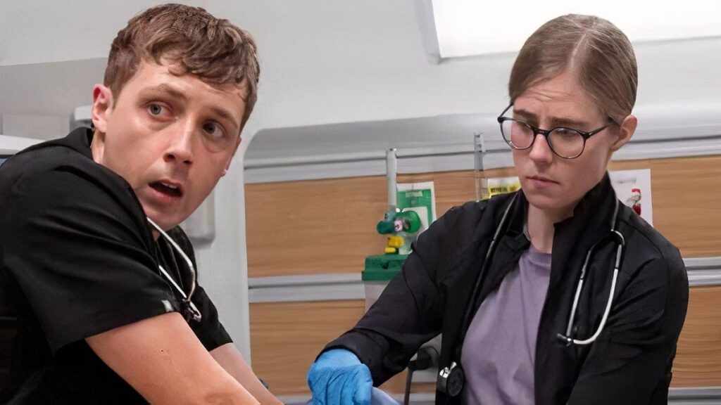 Mel e Whitaker in The Pitt 2 