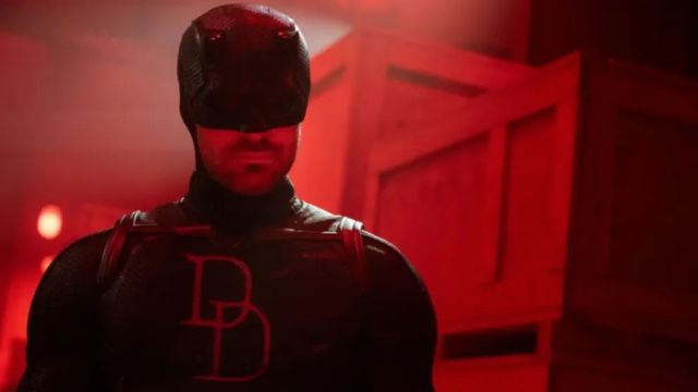 L'iconico costume con la doppia D di Daredevil