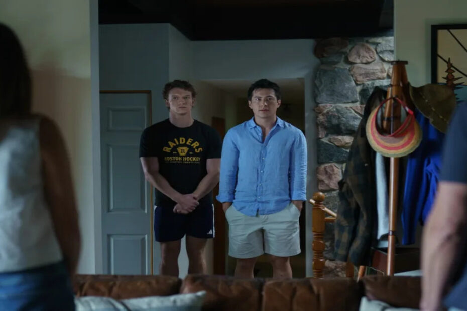 Shane e Ilya in una scena del finale di Heated Rivalry