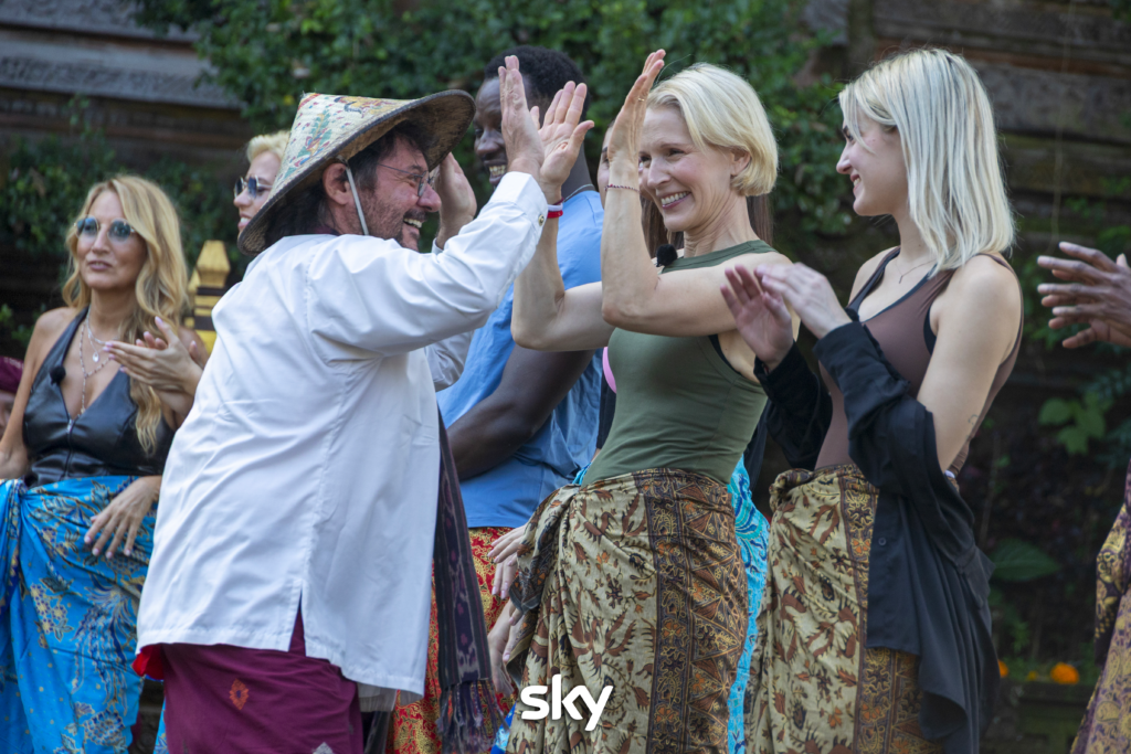 Le Biondine e Lillo alla prima puntata di Pechino Express 2026 - Immagini concesse da Sky Italia