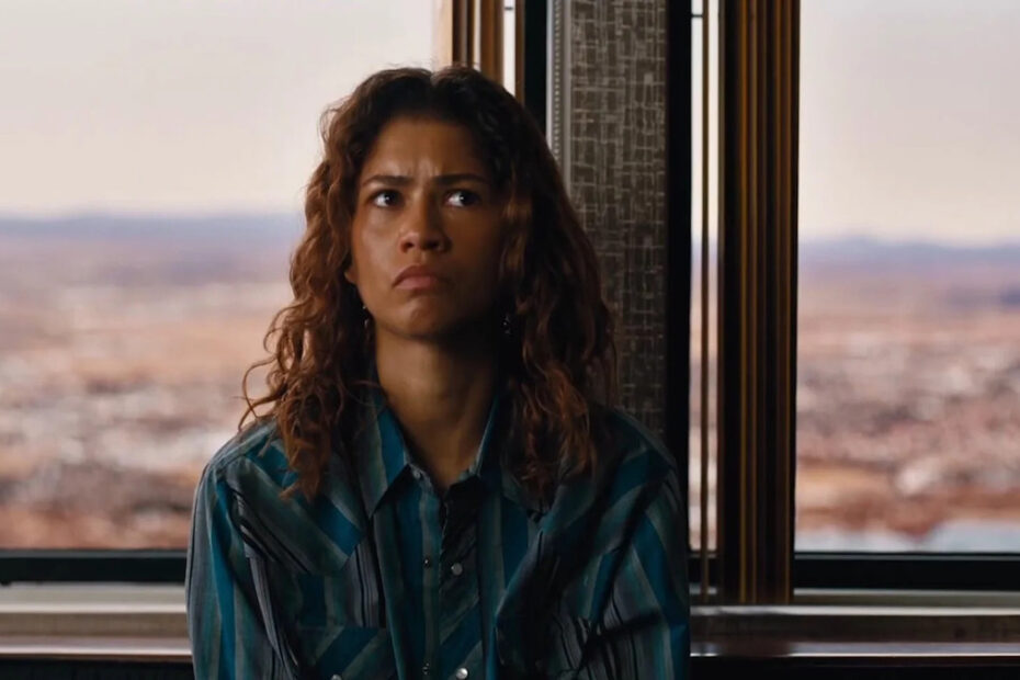 Zendaya in una scena di Euphoria 3