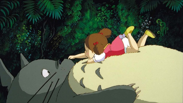 Una sequenza del film d'animazione Il mio vicino Totoro