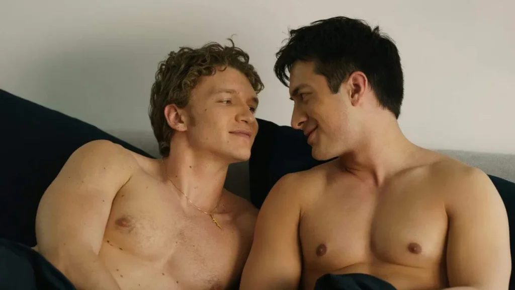 Shane e Ilya dopo un momento tenero in Heated Rivalry