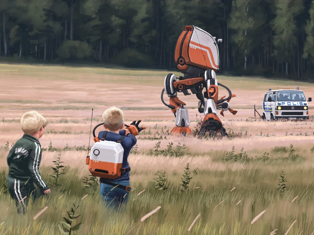 una scena tratta da Tales from the Loop, una delle miniserie da vedere su Amazon Prime Video