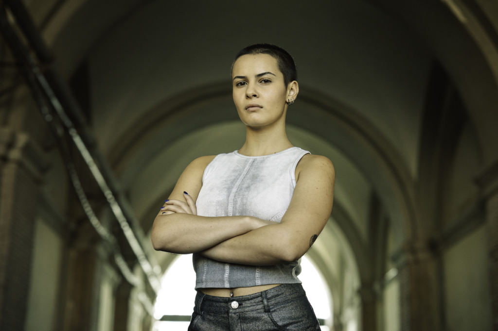 Marika in una scena di Mare Fuori 6