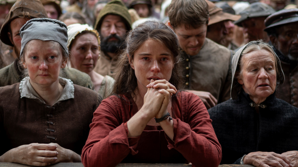 Jessie Buckley in una scena di Hamnet, uno dei film candidati agli Oscar 2026