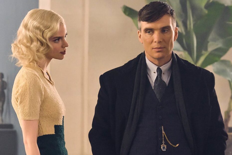 Tommy e gIna in Una scena di Peaky Blinders