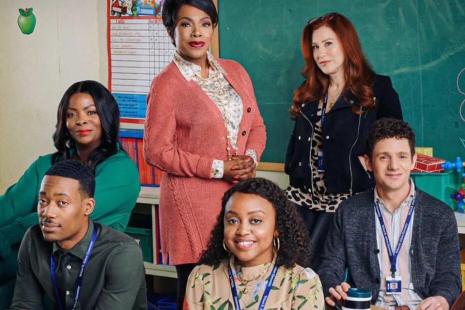 Il cast della comedy Abbott Elementary