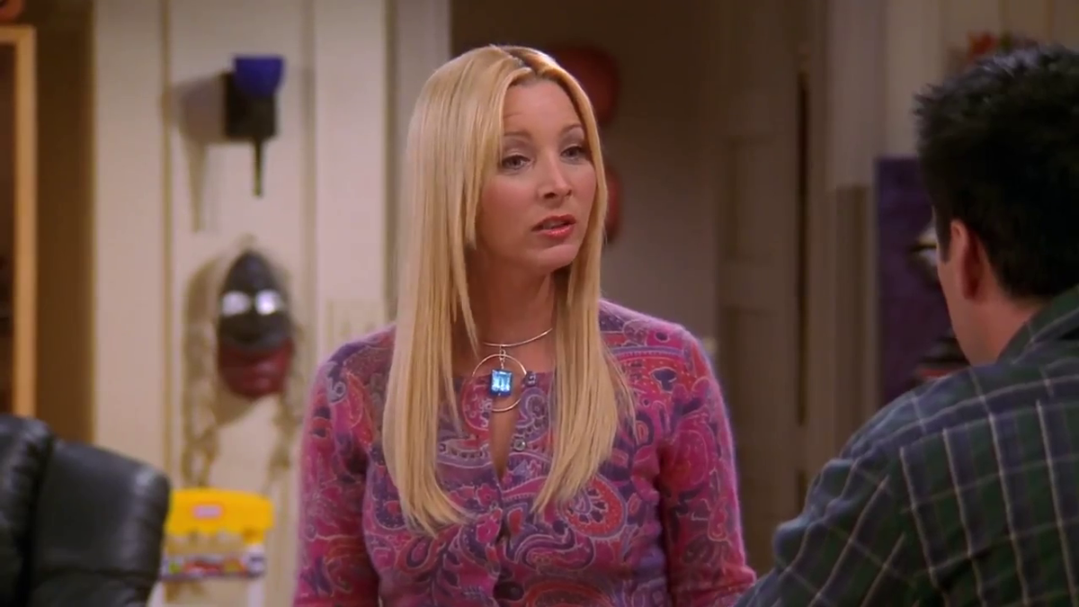 Lisa Kudrow in una scena di Friends