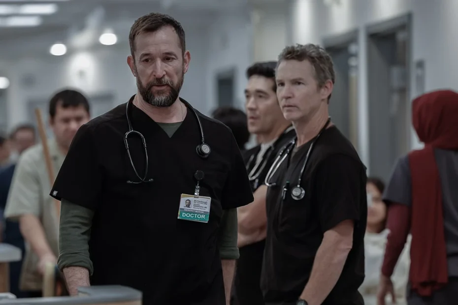 Una scena del penultimo episodio di The Pitt 2