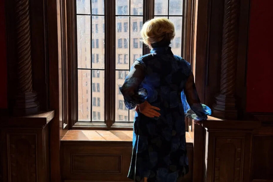 Jessica Lange su set di American Horror Story