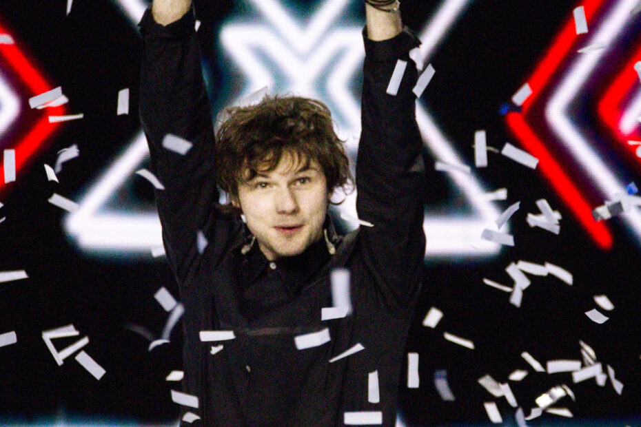 Baltimora durante la sua vittoria a X Factor