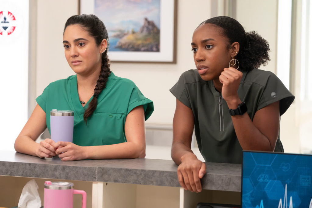 Amara in una scena di Scrubs 