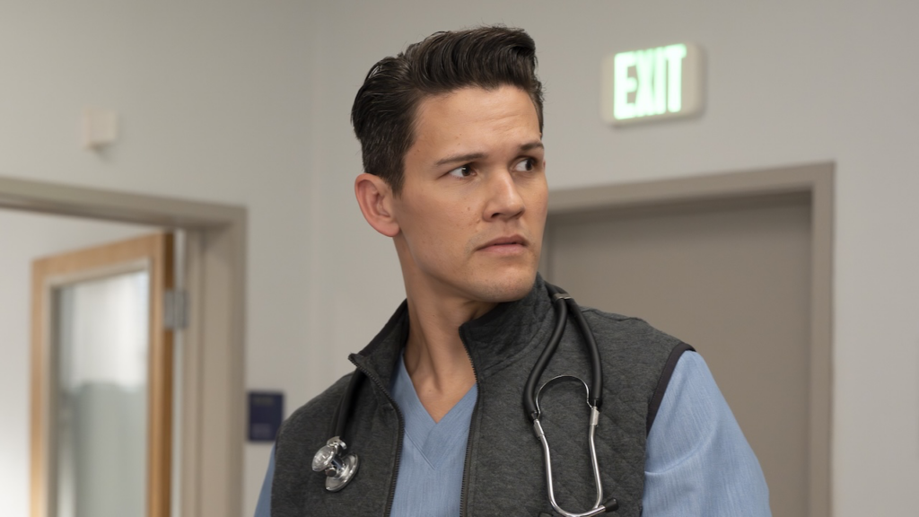 Blake in una scena di Scrubs 