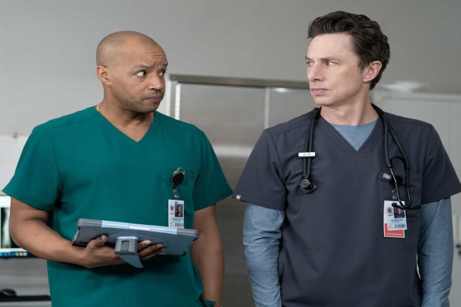 J.D e Turk nel quarto episodio di Scrubs