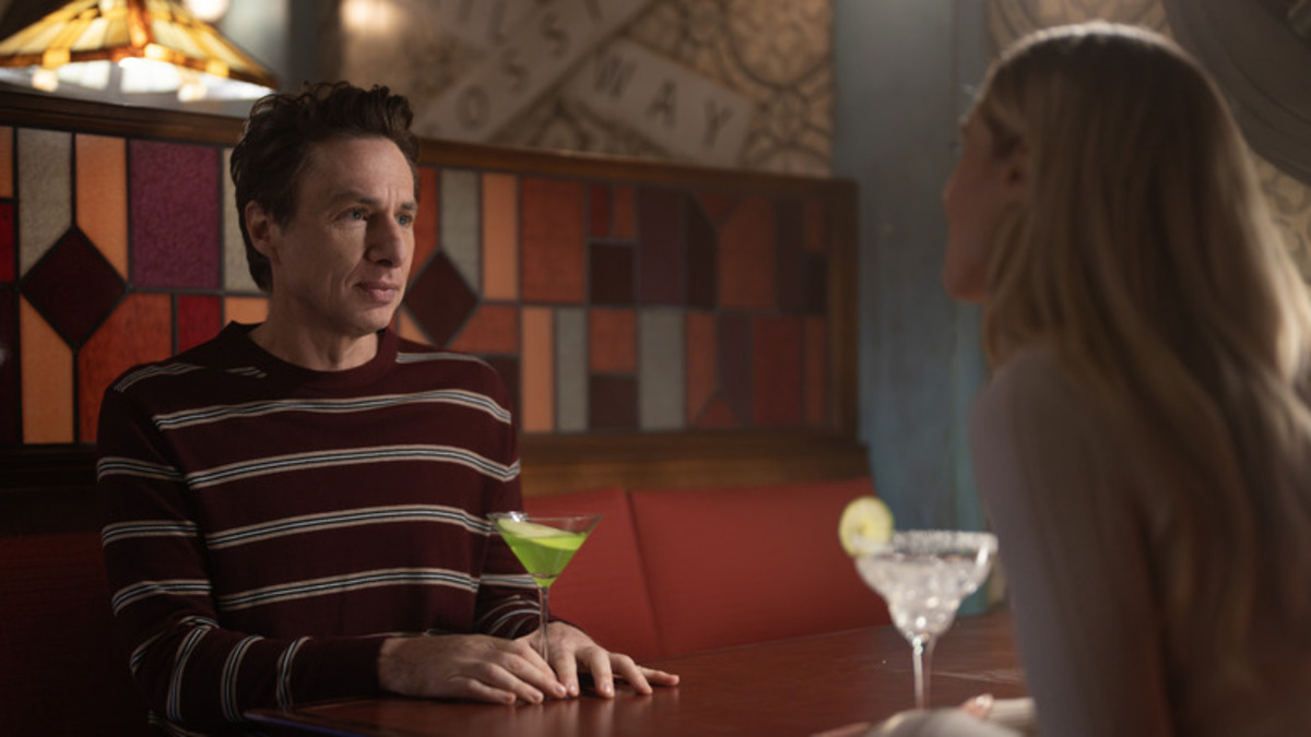 J.D e Lily in una scena tratta da Scrubs