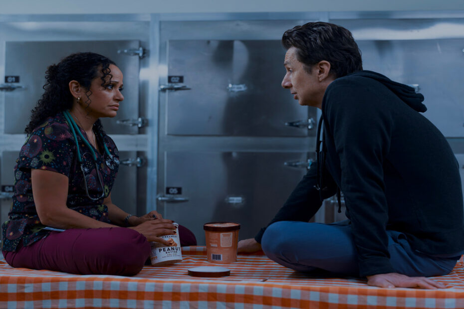 Carla e J.D in Scrubs