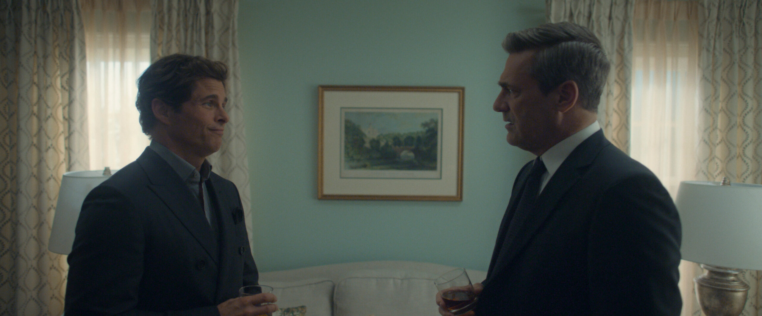 James Marsden e Jon Hamm in “Your Friends and Neighbors”, ora disponibile su Apple TV.