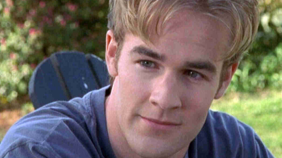 James Van Der Beek nei panni di Dawson Leery, il protagonista di Dawson's Creek